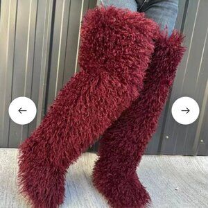 Fur boots